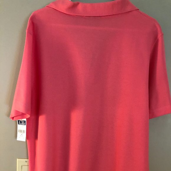 CB Plus women's coral polo Size 1X - Picture 5 of 5